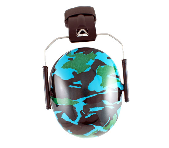 Childrens Earmuffs - Blue Camo