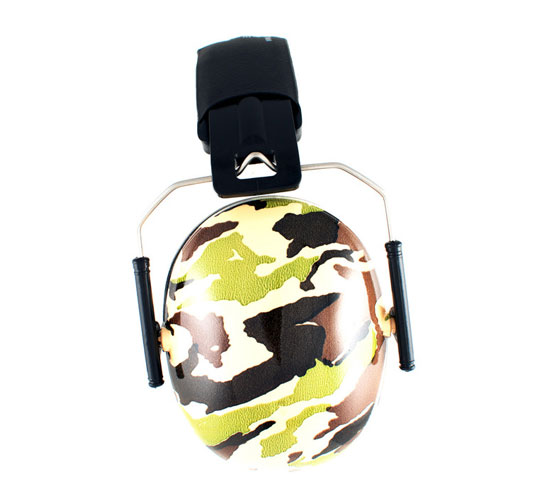 Childrens Earmuffs - Green Camo