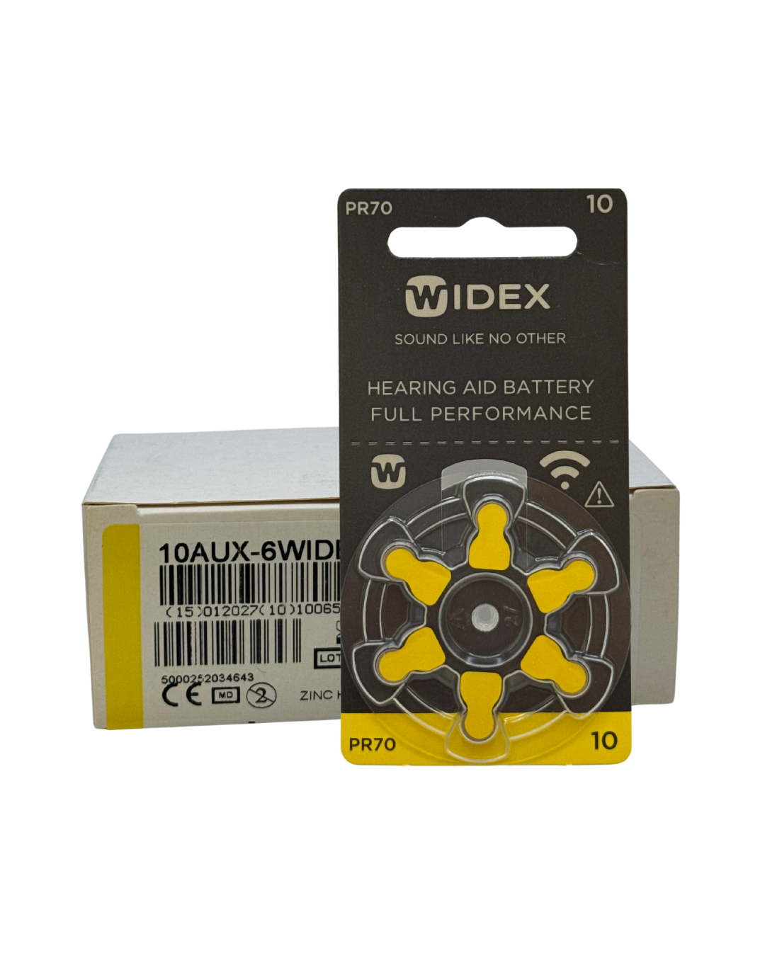BEST BUY 10 Packs Size 10 (Yellow p10) 60 Batteries