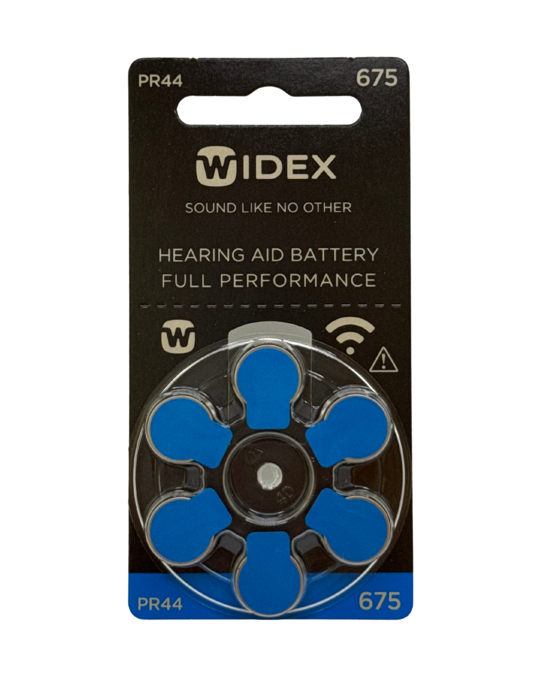 Size 675 (Blue p675) 6 Batteries