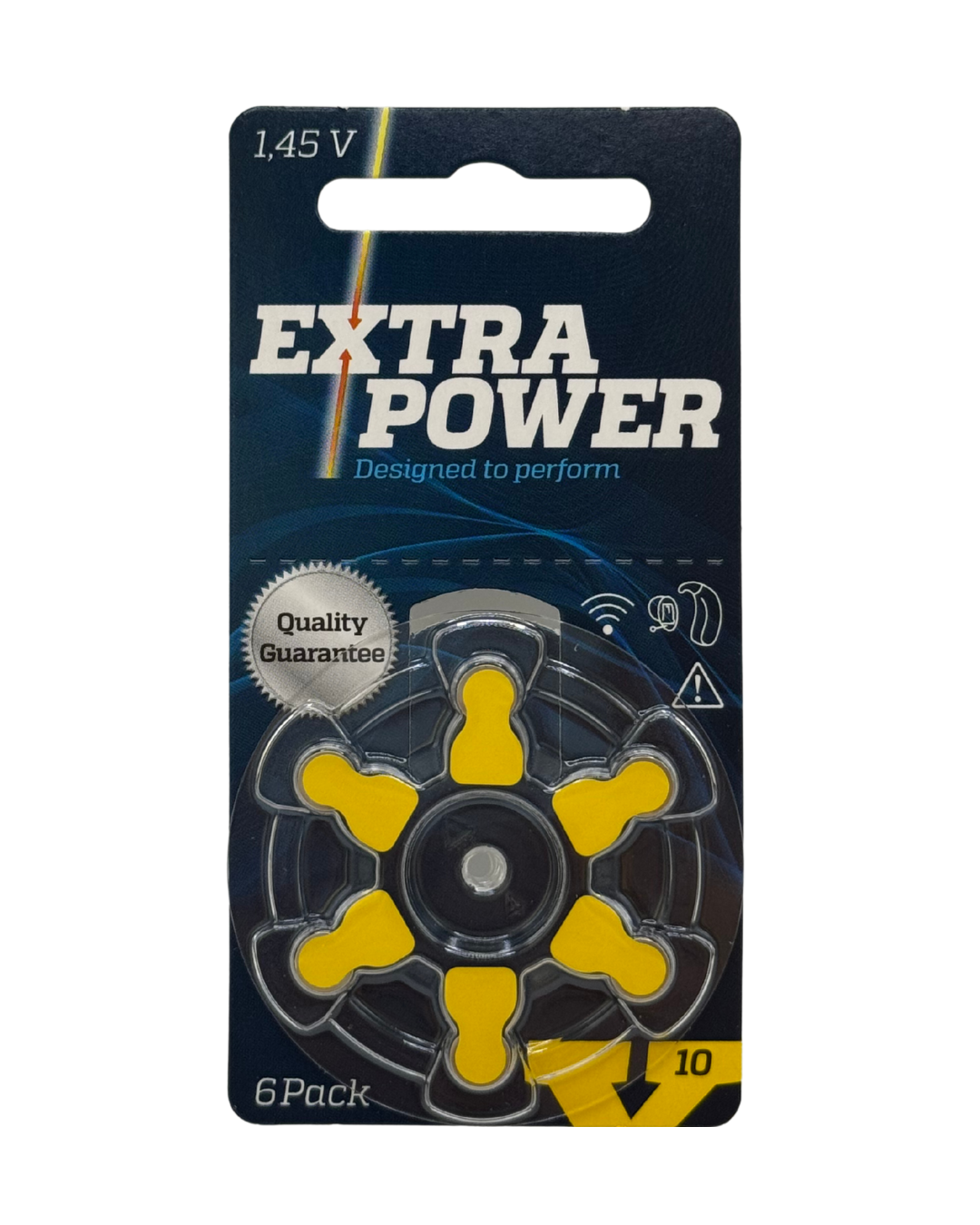 Extra Power (Yellow p10) 6 Batteries