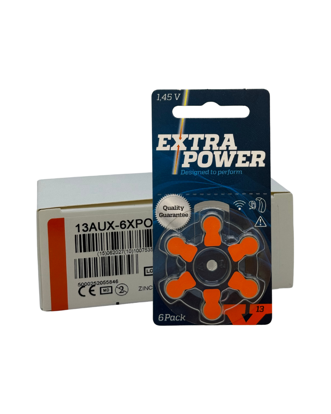 Extra Power – BEST BUY 10 Packs Size 13 (Orange 13A) 60 Batteries