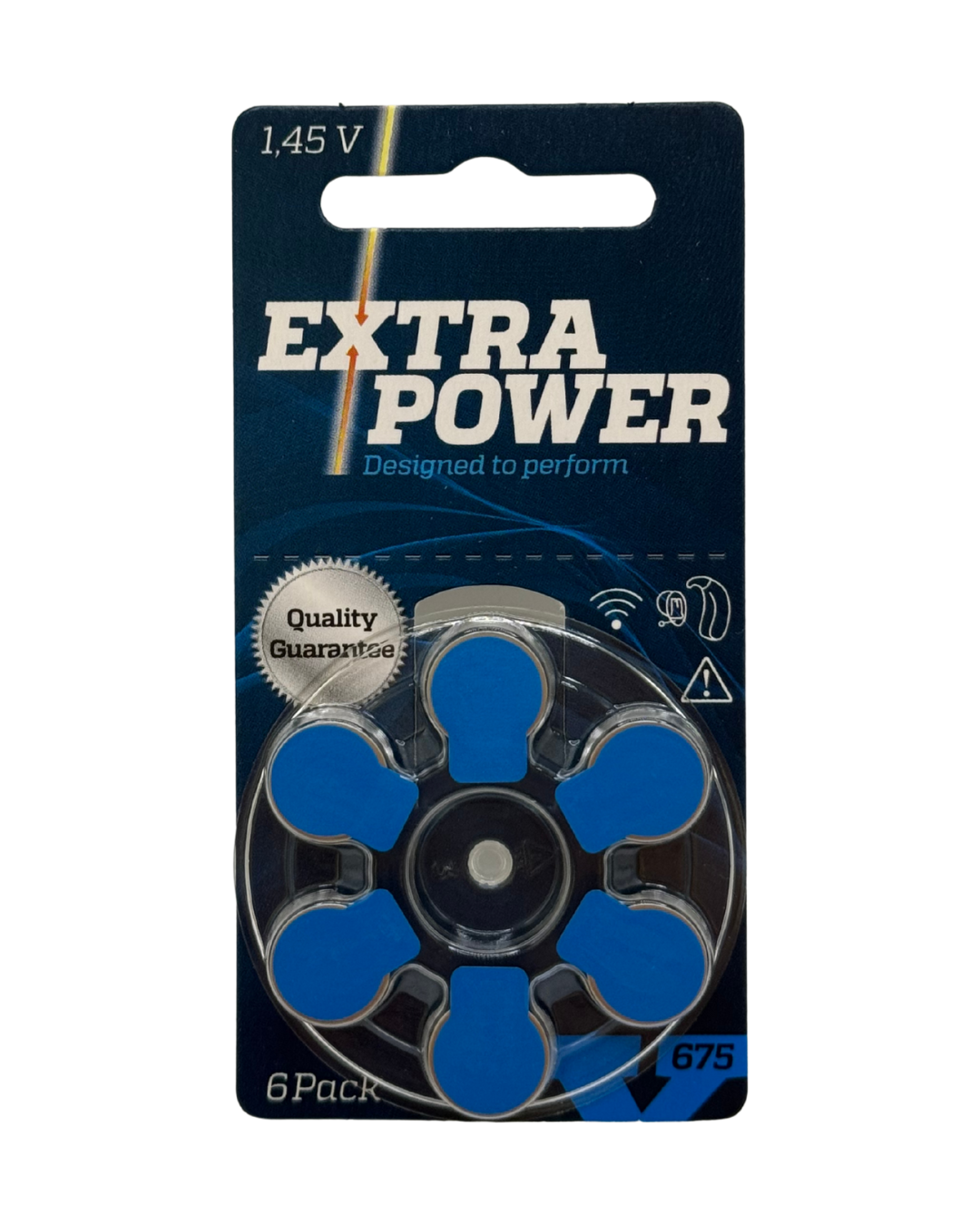 Extra Power Size 675 (Blue p675) 6 Batteries